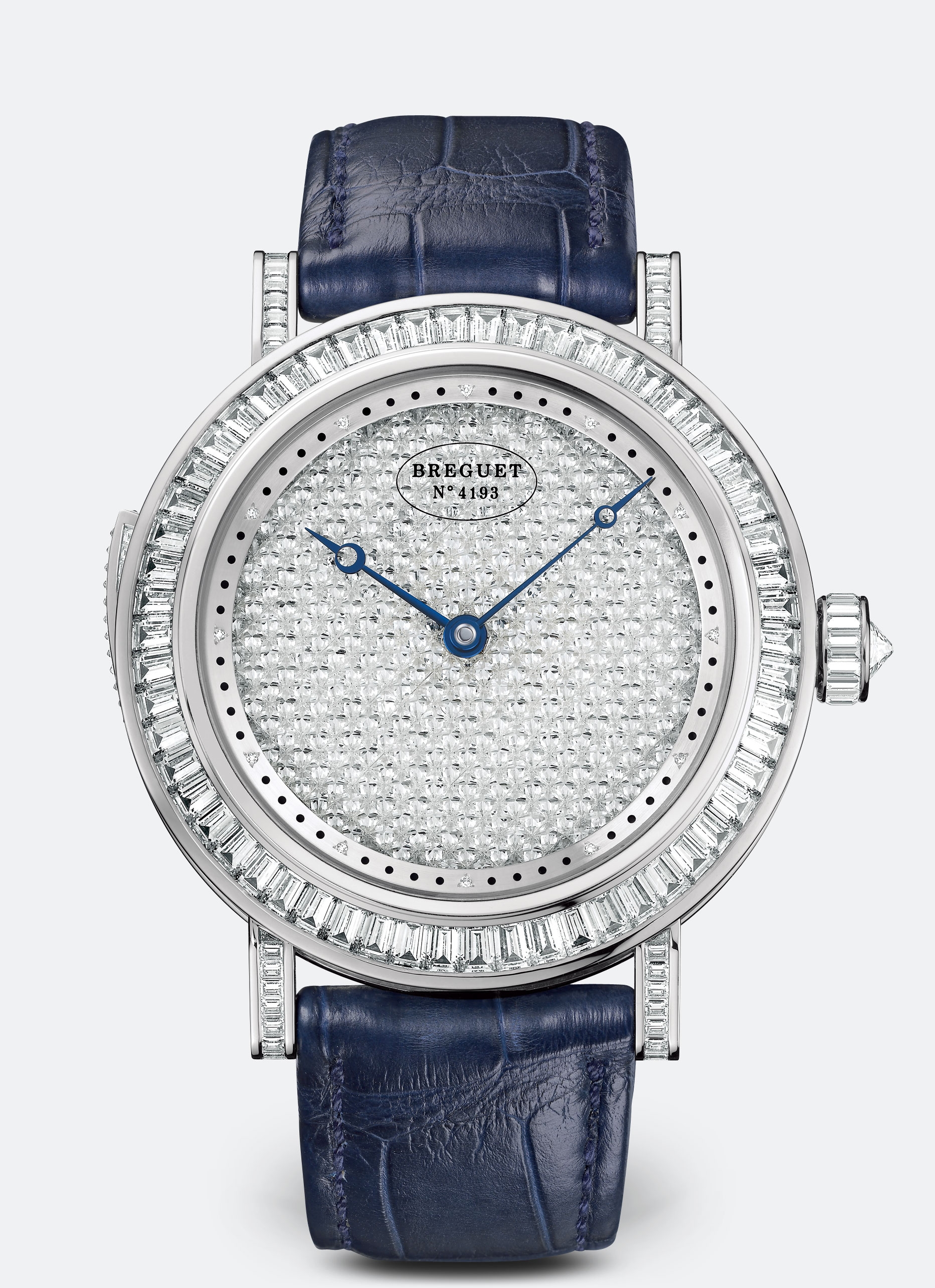 Breguet 7639BB/6D/9XV/DD0D : Classique Minute Repeater 7639 White Gold - Baguette / Diamond