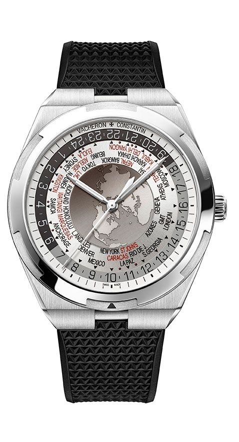 Vacheron Constantin 7700V/110A-B129 : Overseas World Time Silver