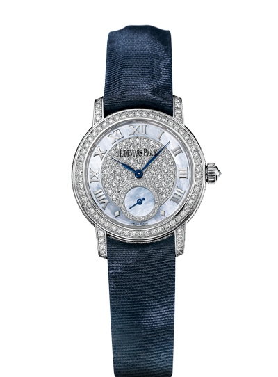 Audemars Piguet 77229BC.ZZ.A001MR.01 : Jules Audemars Small Seconds White Gold / Diamond / MOP