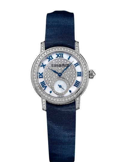 Audemars Piguet 77229BC.ZZ.A025MR.01 : Jules Audemars Small Seconds White Gold / Diamond / MOP