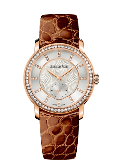 Audemars Piguet 77240OR.ZZ.A811CR.01 : Jules Audemars Small Seconds Pink Gold / Silver
