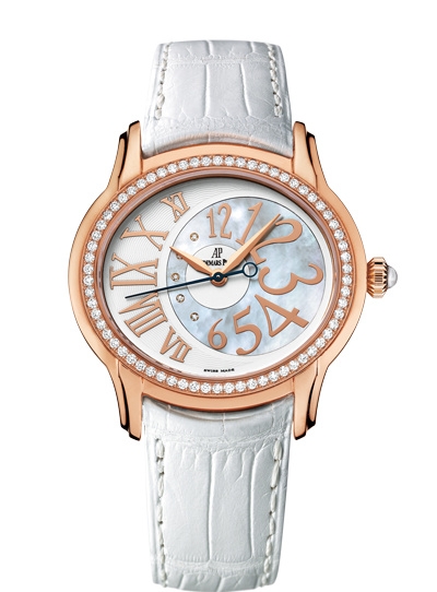 Audemars Piguet 77301OR.ZZ.D015CR.01 : Millenary Self-Winding Pink Gold / Silver