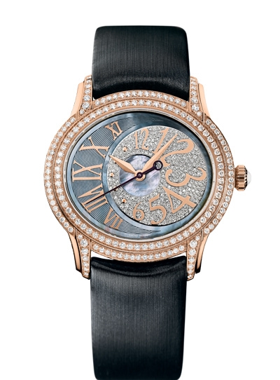 Audemars Piguet 77303OR.ZZ.D009SU.01 : Millenary Self-Winding Pink Gold / Black MOP