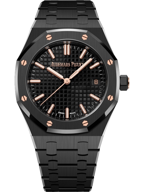Audemars Piguet 77350CE.OO.1266CE.03.A : Royal Oak Selfwinding 34 Black Ceramic / Black