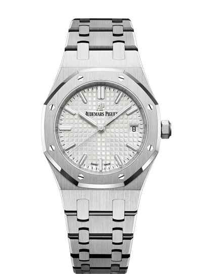 Audemars Piguet 77350ST.OO.1261ST.01 : Royal Oak Selfwinding 34 Stainless Steel / Silver / Bracelet