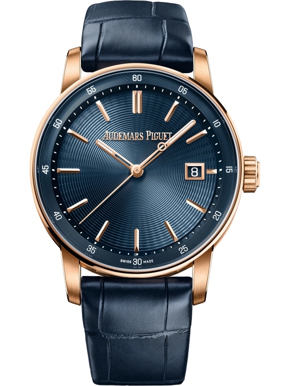 Audemars Piguet 77410OR.OO.A342CR.01 : CODE 11.59 Automatic 38 Pink Gold / Blue