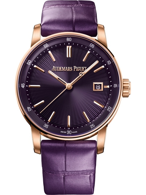 Audemars Piguet 77410OR.OO.A623CR.01 : CODE 11.59 Automatic 38 Pink Gold / Prune