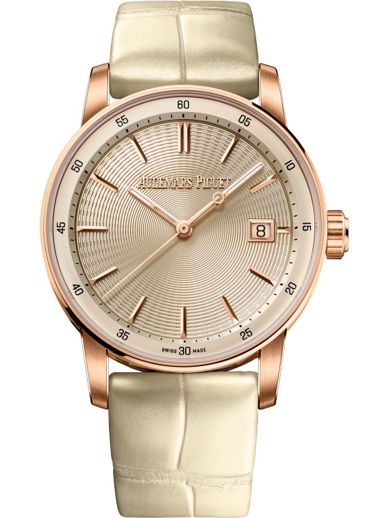Audemars Piguet 77410OR.OO.A825CR.01 : CODE 11.59 Automatic 38 Pink Gold / Beige