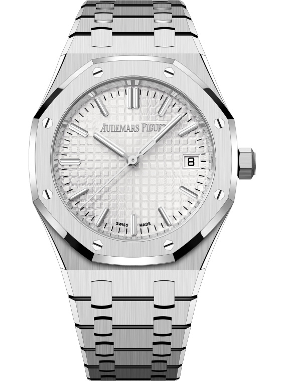 Audemars Piguet 77450ST.OO.1361ST.02 : Royal Oak Selfwinding 34 Stainless Steel / Silver / Bracelet