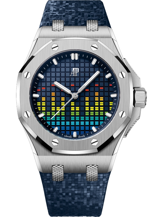 Audemars Piguet 77600TI.OO.A343CA.01 : Royal Oak Offshore Selfwinding Music Edition Titanium / Blue