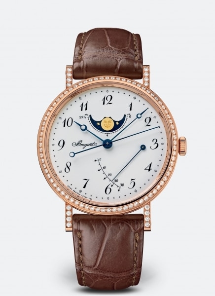Breguet 7788BR/29/9V6/DD00 : Classique 7788 Moonphase Rose Gold / Grand Feu Enamel
