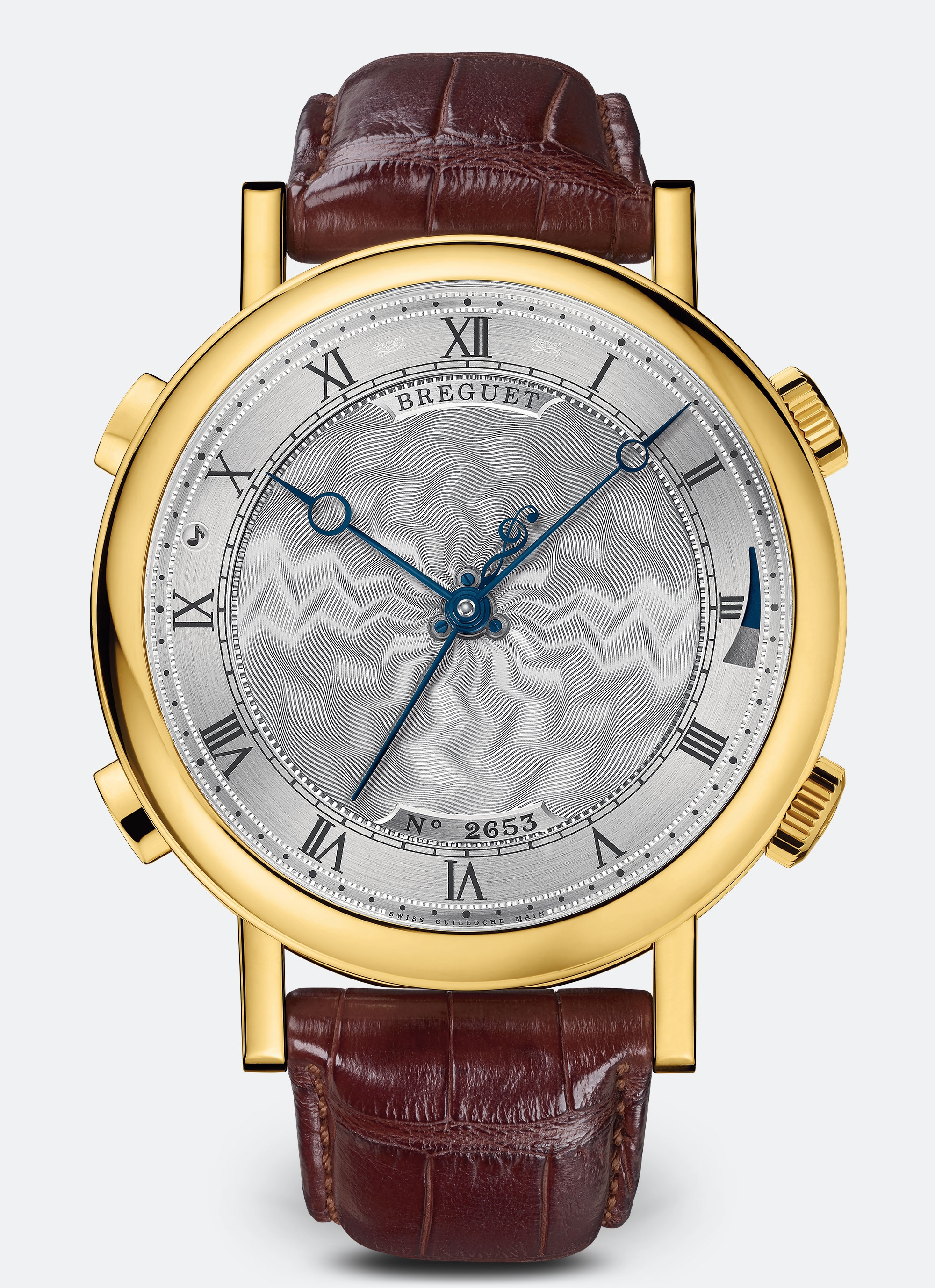 Breguet 7800BA/11/9YV : Classique La Musicale 7800 Yellow Gold / Silver