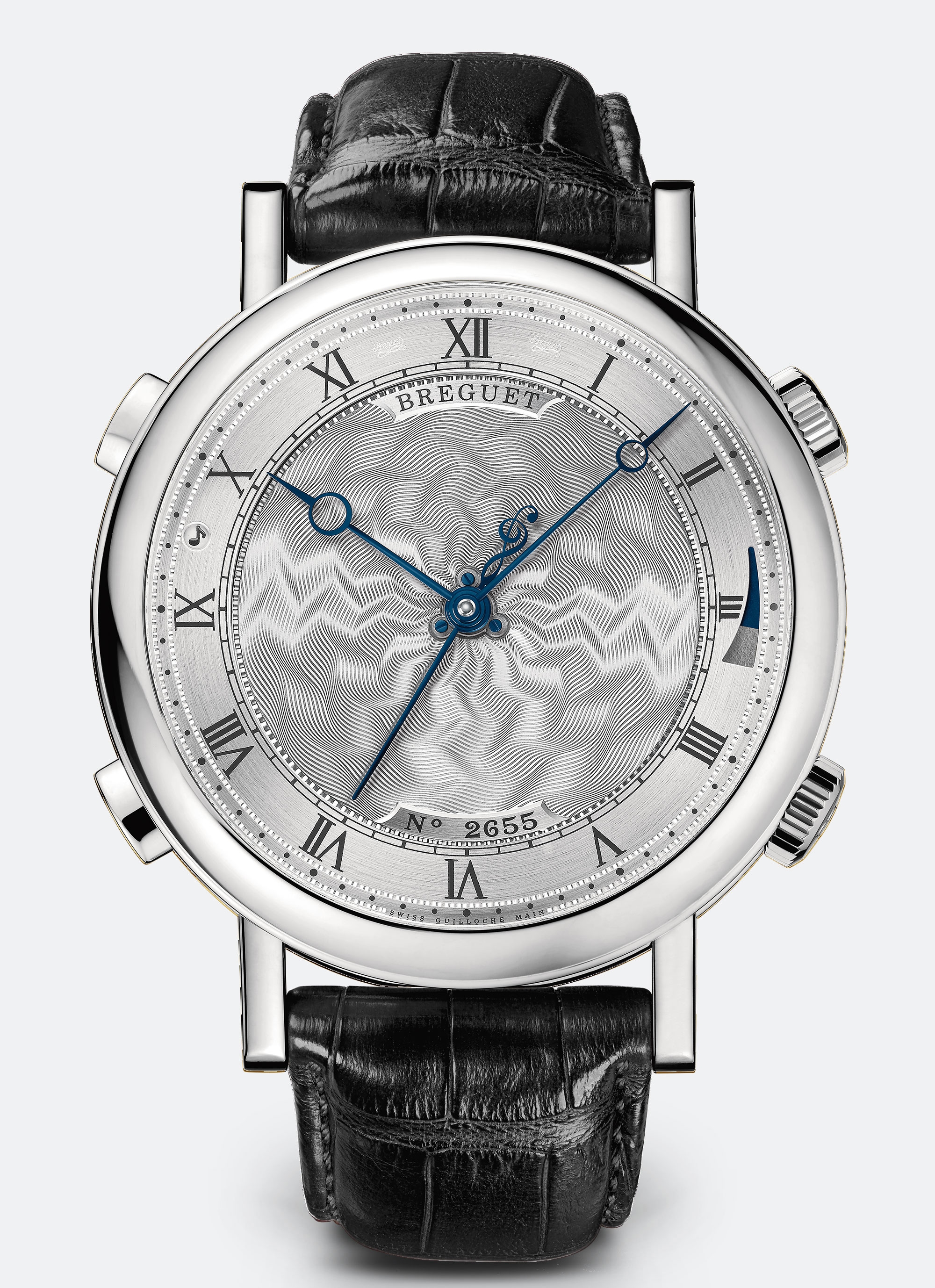 Breguet 7800BB/11/9YV : Classique La Musicale 7800 White Gold / Silver