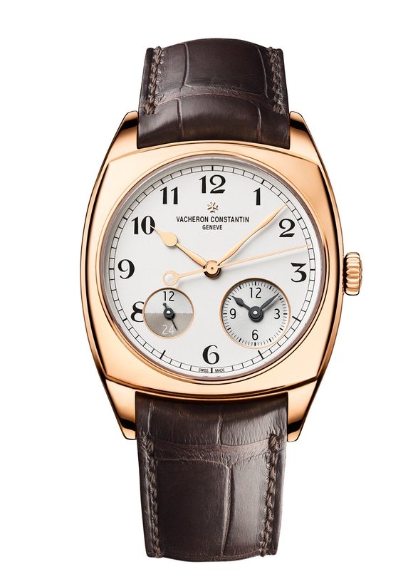 Vacheron Constantin 7800S/000R-B140 : Harmony Dual Time Pink Gold / Black Numerals
