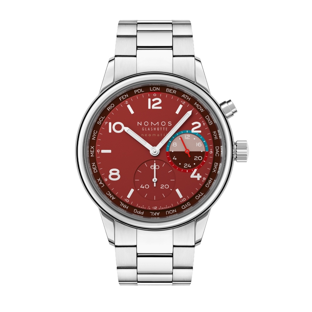 Nomos Glashütte 790.S5 : Club Sport Neomatik Worldtimer Magma