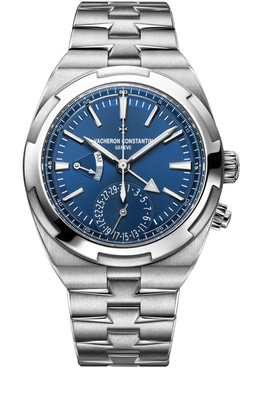 Vacheron Constantin 7900V/110A-B334 : Overseas Dual Time Stainless Steel / Blue
