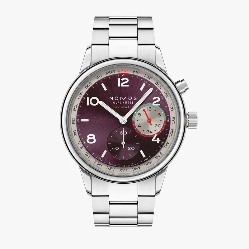 Nomos Glashütte 791.S2 : Club Sport Neomatik Worldtimer for Mansour – Abu Dhabi