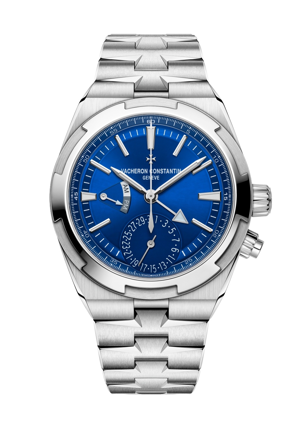Vacheron Constantin 7920V/210A-B334 : Overseas Dual Time Stainless Steel / Blue