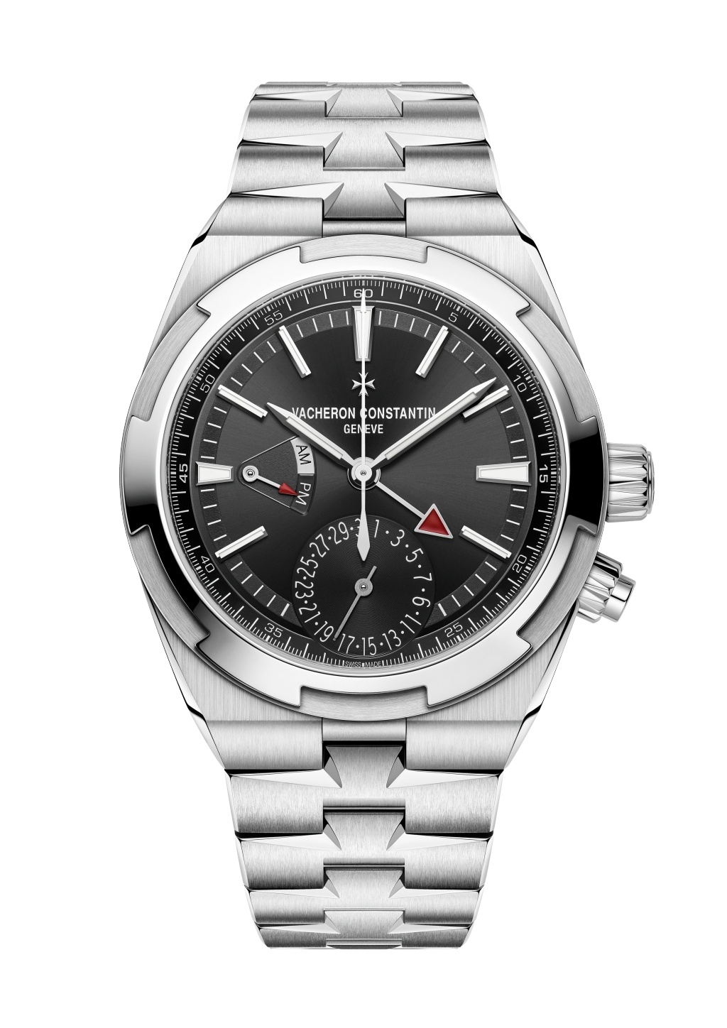 Vacheron Constantin 7920V/210A-B546 : Overseas Dual Time Stainless Steel / Black