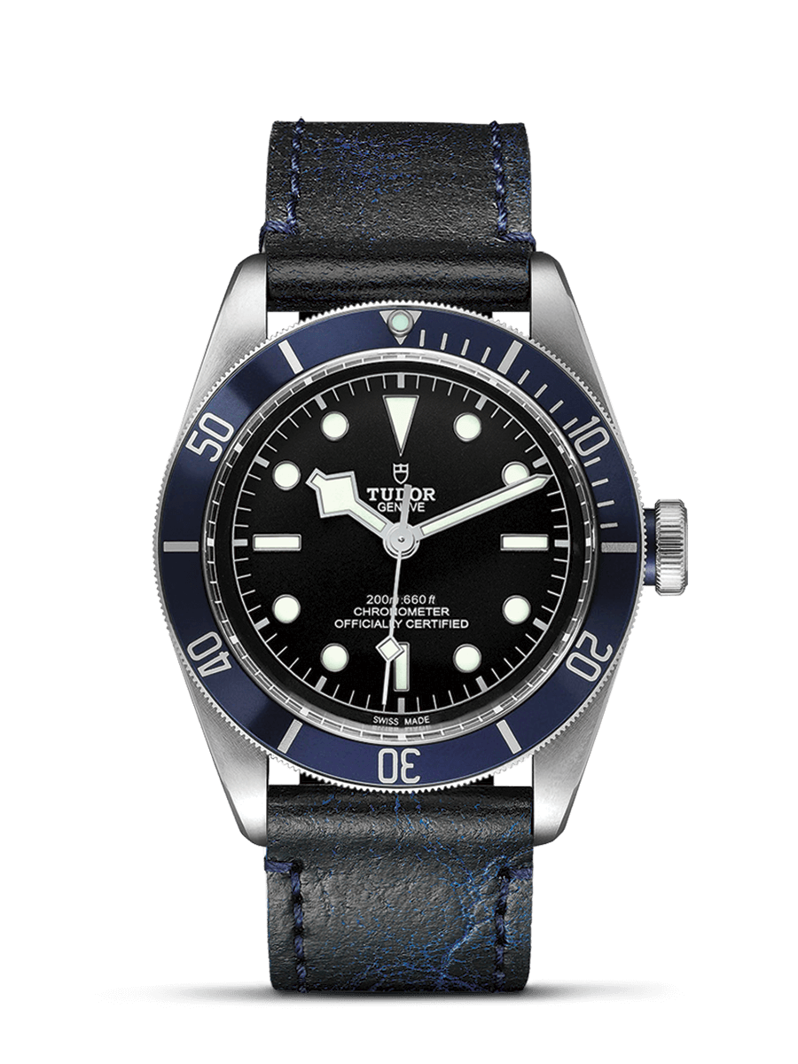 Tudor 79230B-0007 : Heritage Black Bay Blue Manufacture / Strap