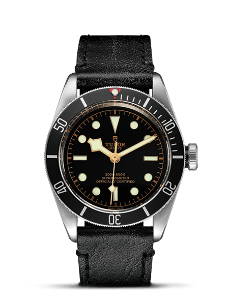 Tudor 79230N-0001 : Heritage Black Bay Black Manufacture / Strap