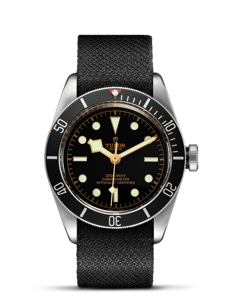 Tudor 79230N-0005 : Heritage Black Bay Black Manufacture / Fabric