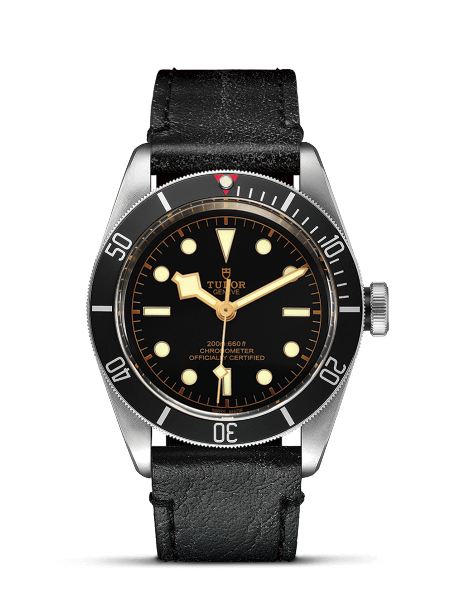 Tudor 79230N-0008 : Heritage Black Bay Black Manufacture / Strap