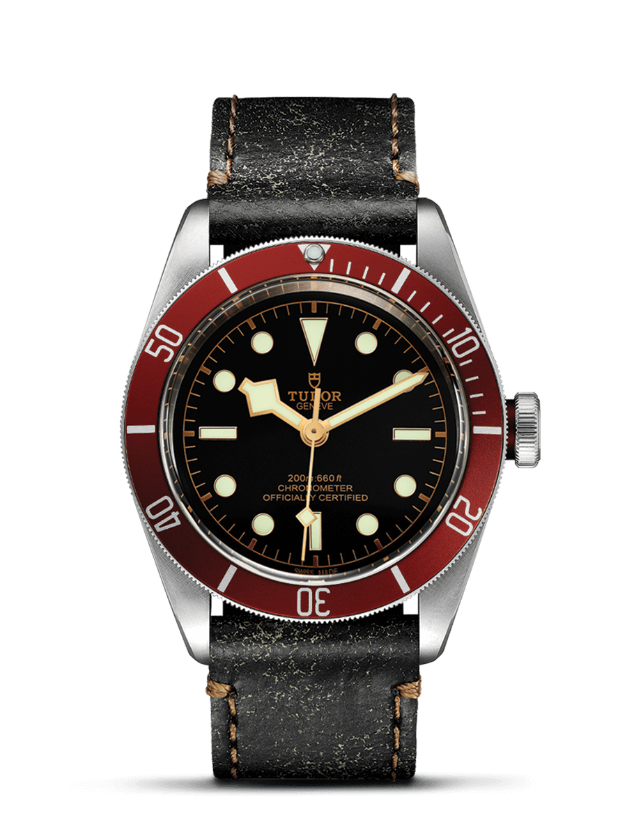 Tudor 79230R-0005 : Heritage Black Bay Red Manufacture / Strap