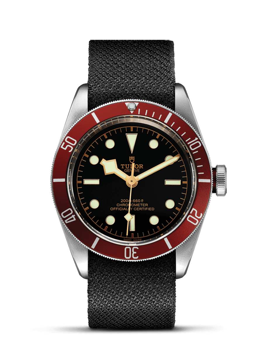 Tudor 79230R-0010 : Heritage Black Bay Red Manufacture / Black Fabric