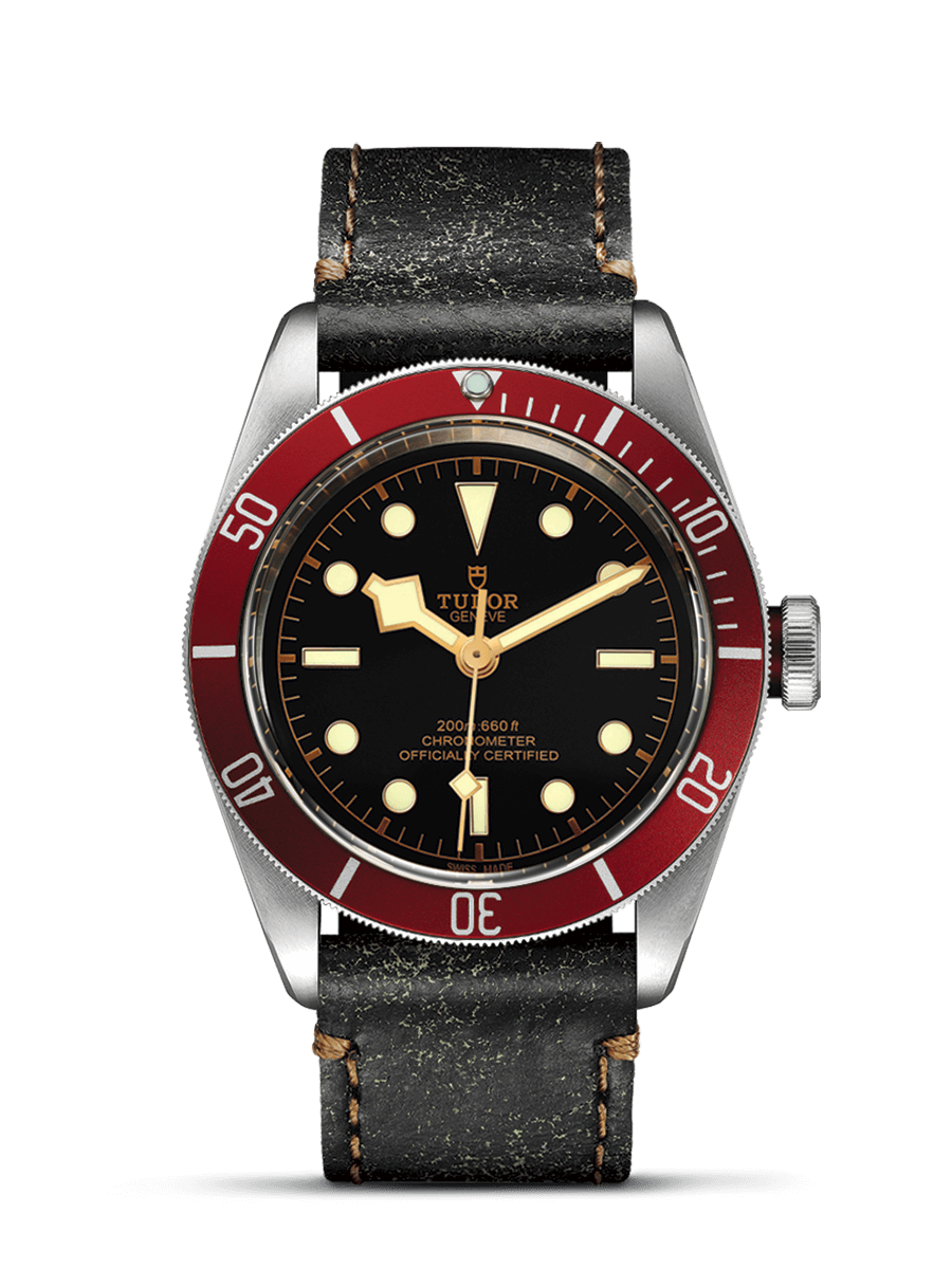 Tudor 79230R-0011 : Heritage Black Bay Red Manufacture / Strap