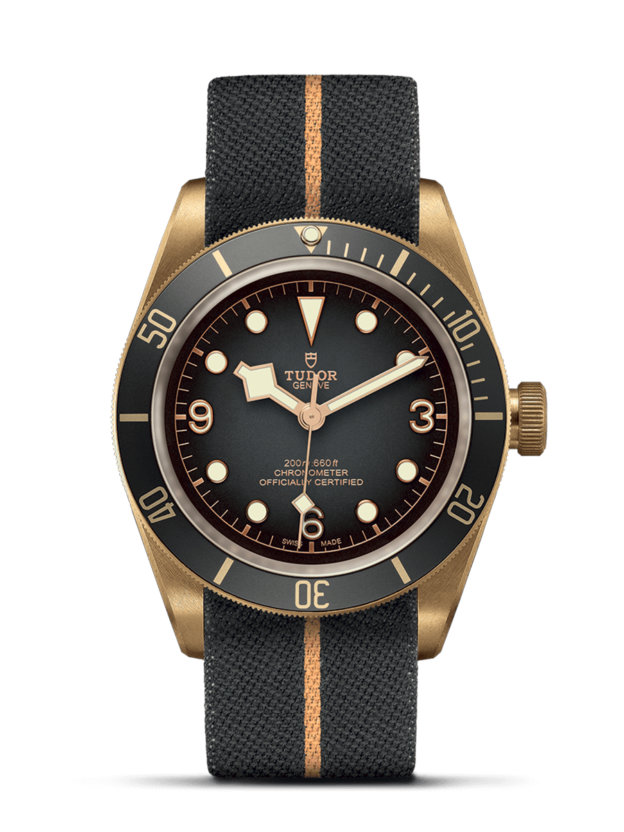 Tudor 79250BA-0002 : Heritage Black Bay Bronze / Slate / Textile