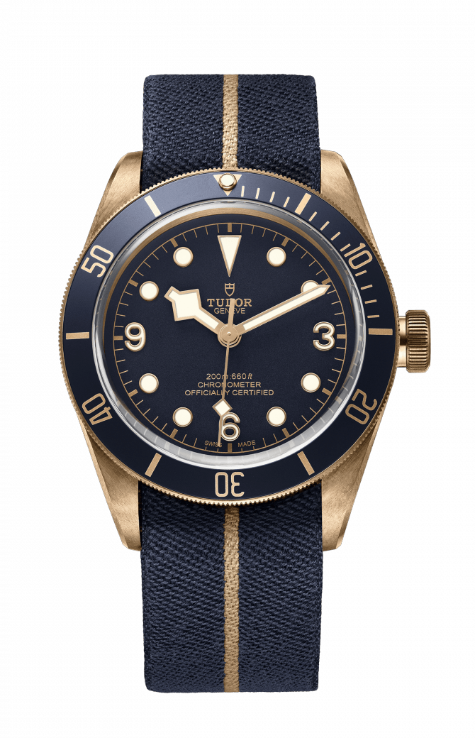 Tudor 79250BB-0001 : Heritage Black Bay Bronze / Bucherer Blue / Fabric