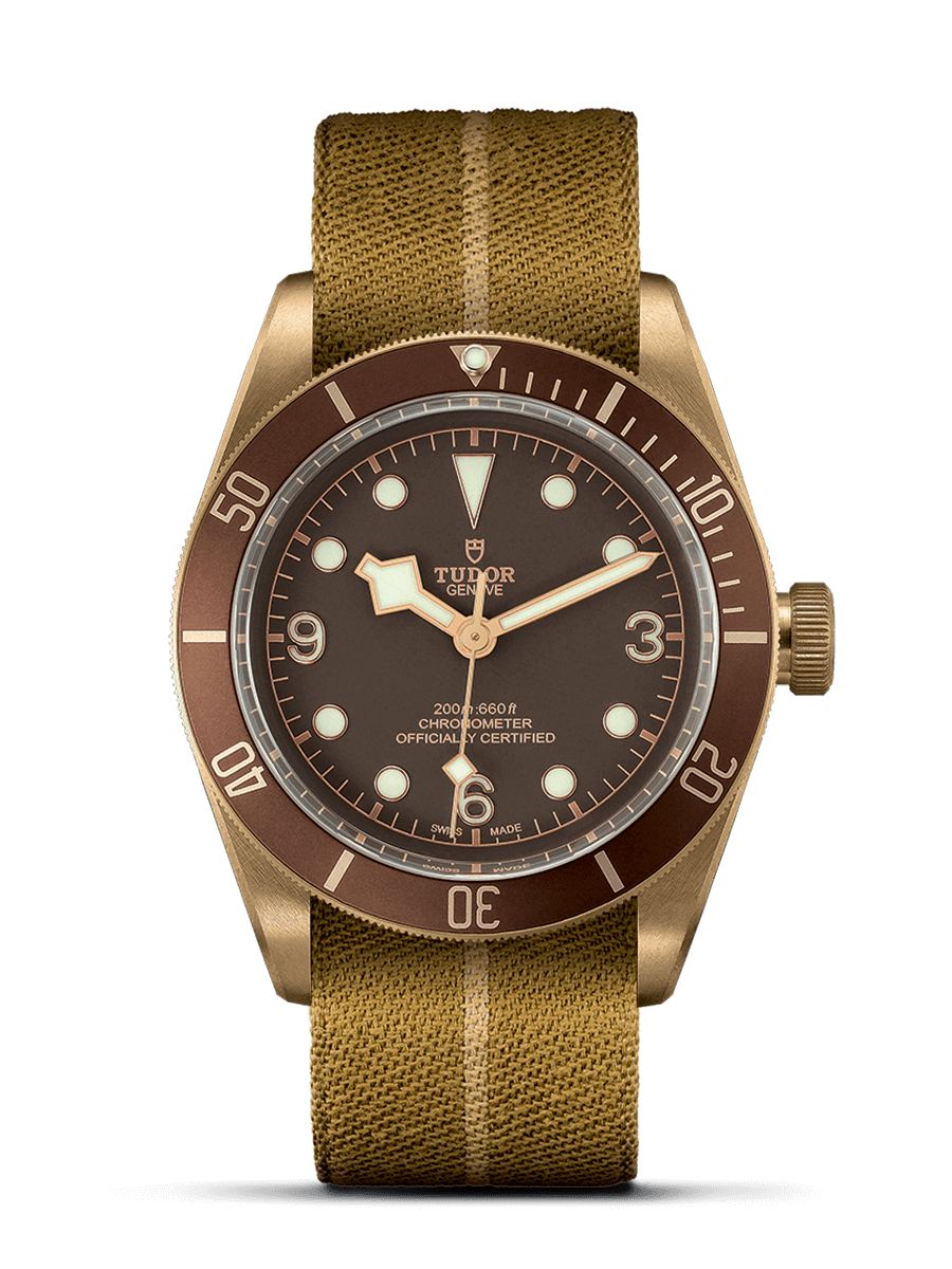 Tudor 79250BM-0003 : Heritage Black Bay Bronze / Brown / Fabric