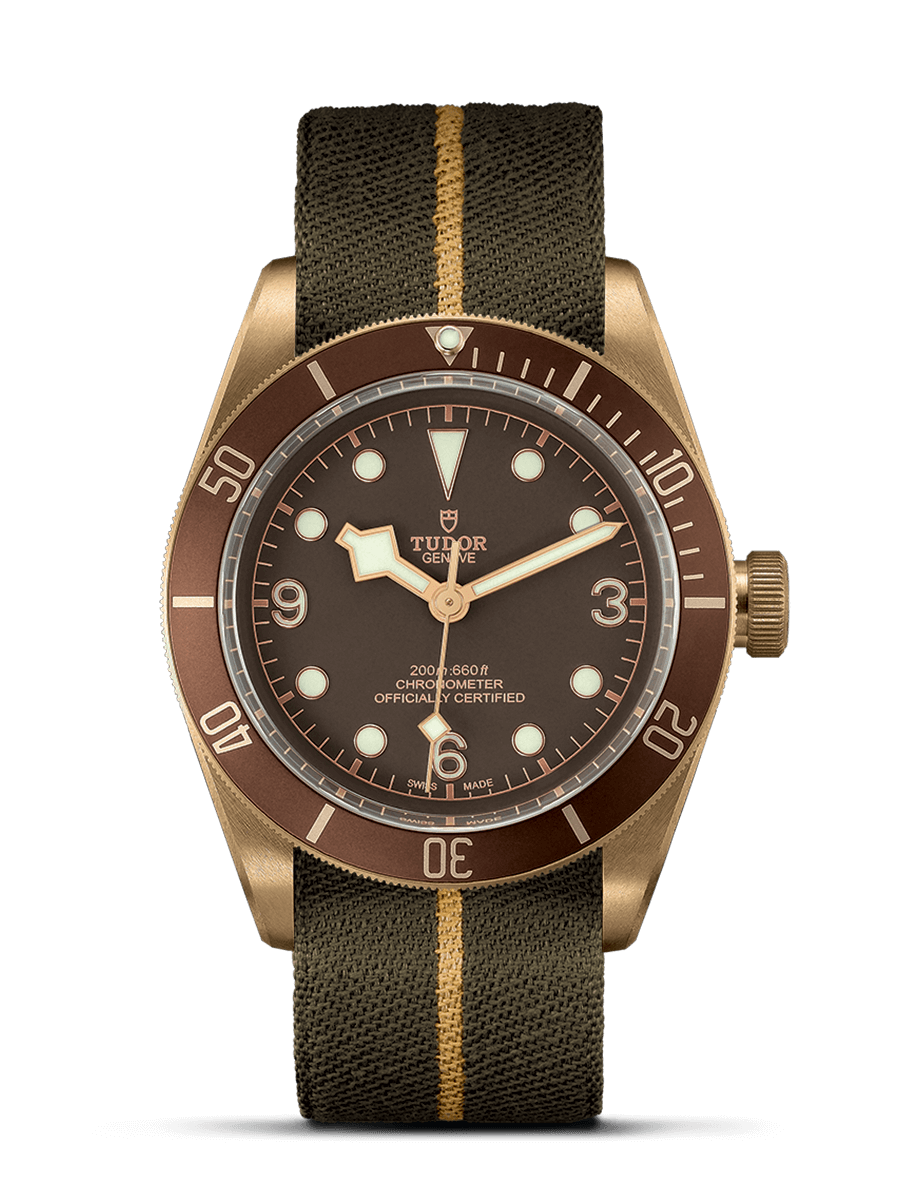 Tudor 79250BM-0004 : Heritage Black Bay Bronze / Brown / Fabric