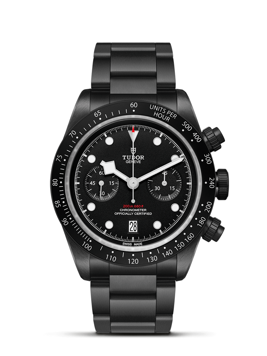 Tudor 79360DK-0001 : Heritage Black Bay Chronograph Dark / Black / Bracelet