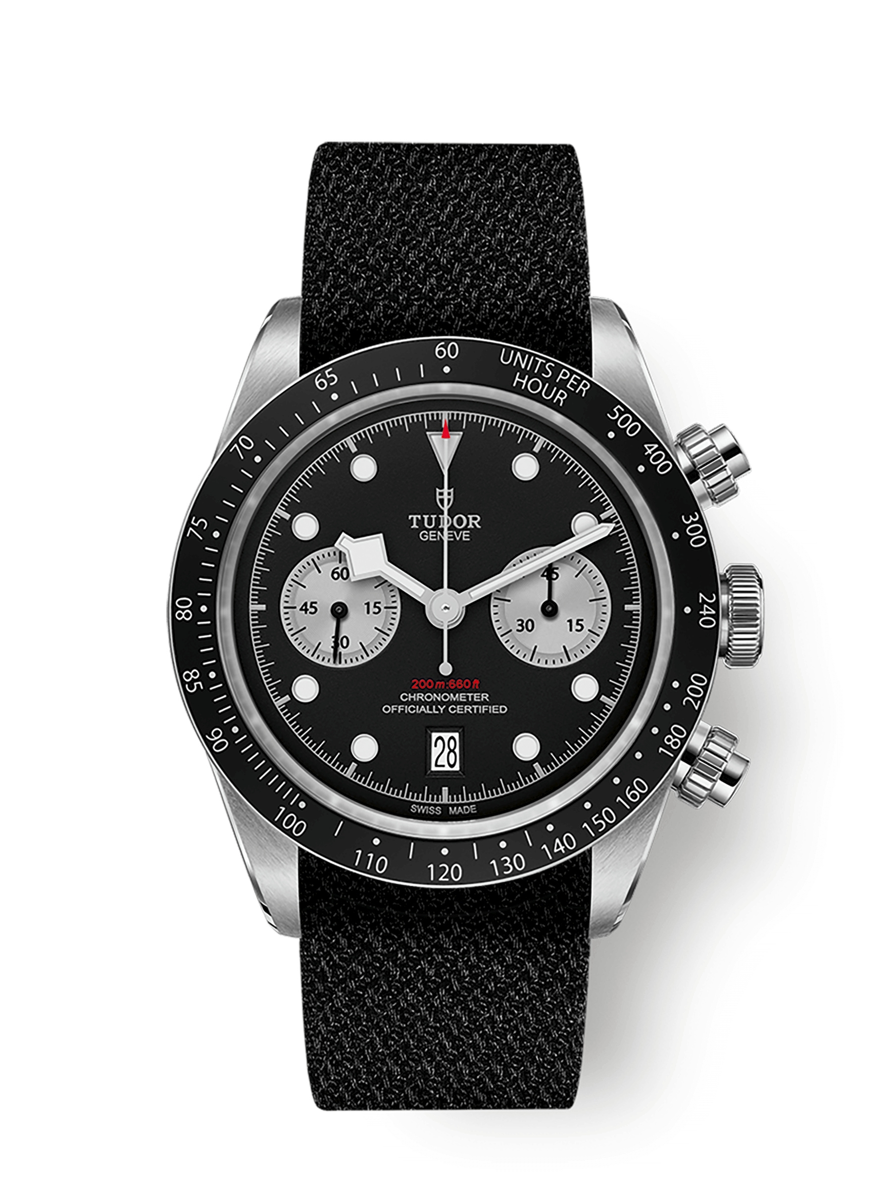 Tudor 79360N-0007 : Heritage Black Bay Chronograph Inverted Panda / Fabric