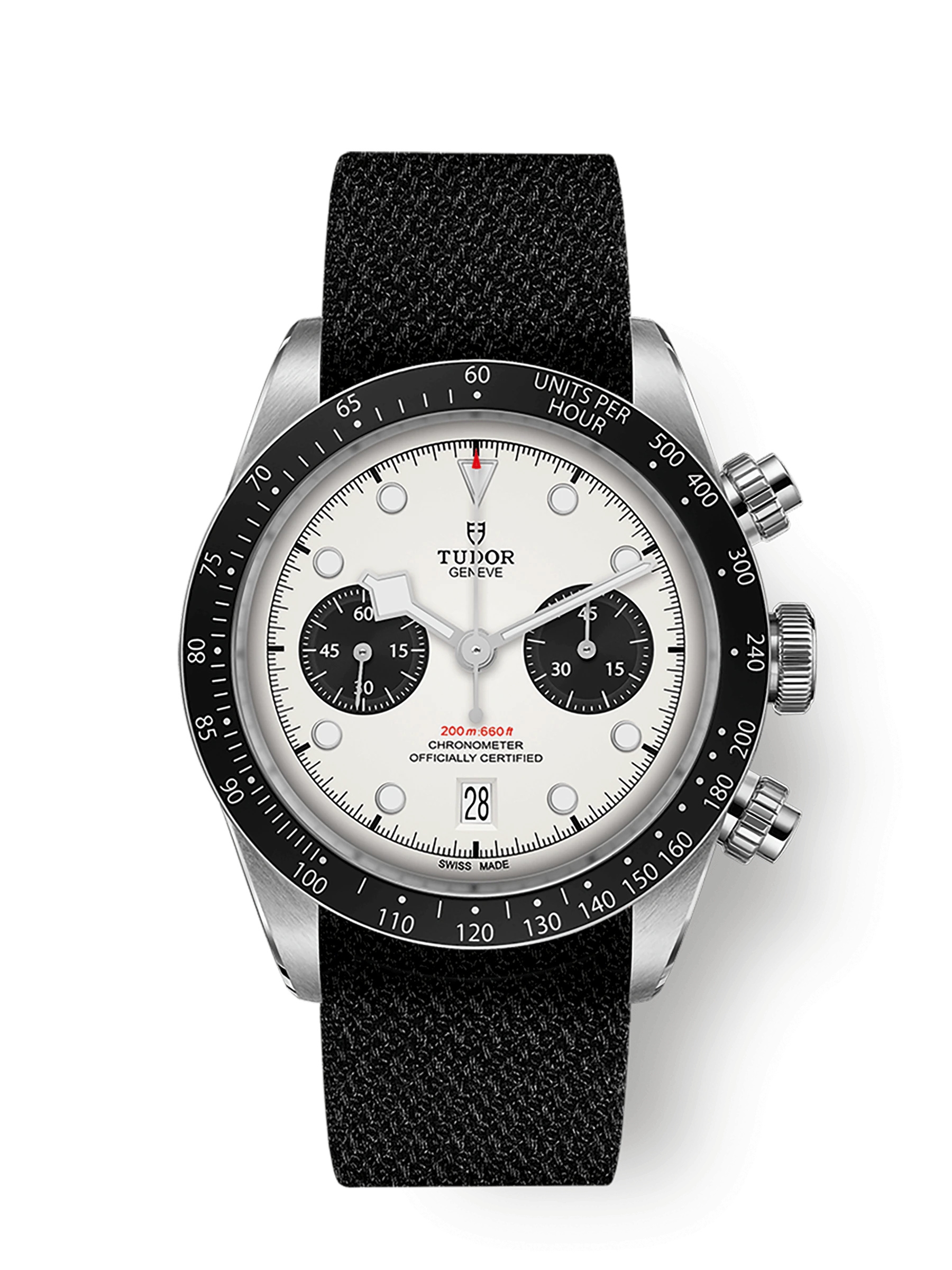 Tudor 79360N-0008 : Heritage Black Bay Chronograph Panda / Fabric