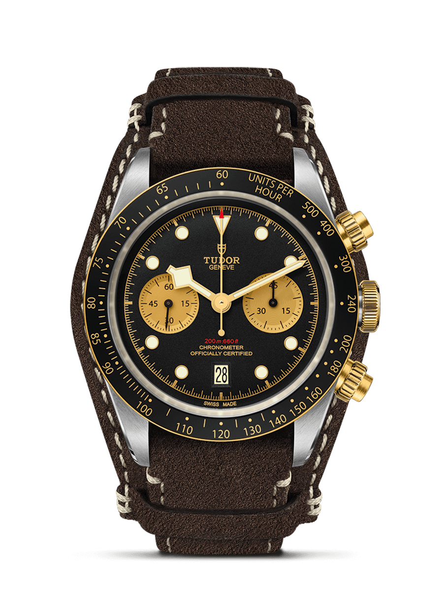 Tudor 79363N-0002 : Heritage Black Bay Chronograph S&G / Black / Bund