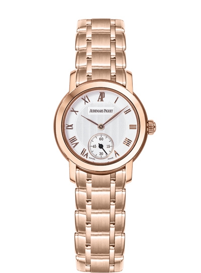 Audemars Piguet 79386OR.OO.1229OR.01 : Jules Audemars Small Seconds Pink Gold / Silver / Bracelet