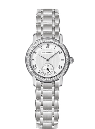 Audemars Piguet 79387BC.ZZ.1229BC.01 : Jules Audemars Small Seconds White Gold / Diamond / Silver / Bracelet