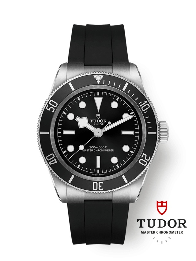 Tudor 7941A1A0NU-0002 : Black Bay Master Chronometer Stainless Steel - Black / Black / Rubber