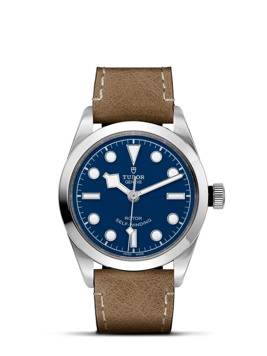 Tudor 79500-0005 : Heritage Black Bay 36 Stainless Steel / Blue / Strap