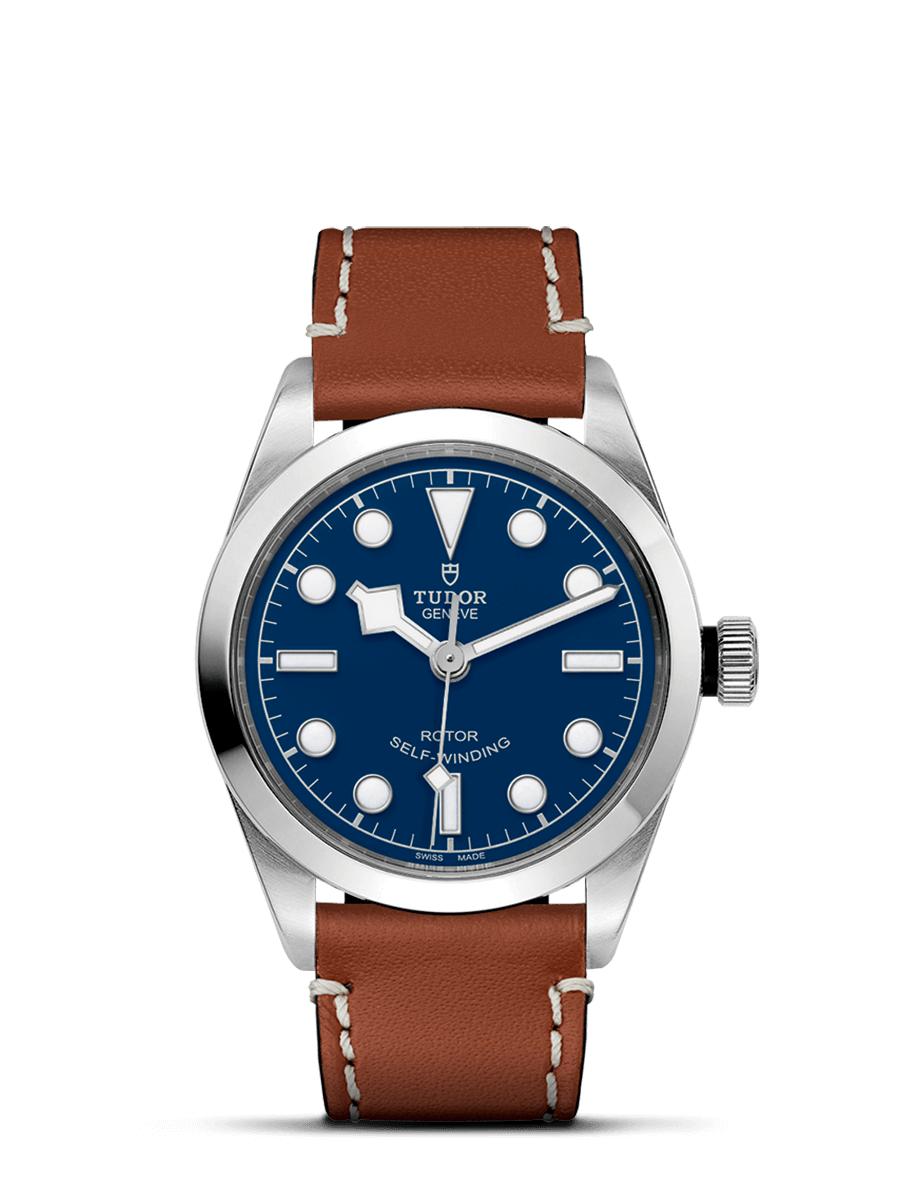 Tudor 79500-0006 : Heritage Black Bay 36 Stainless Steel / Blue / Strap