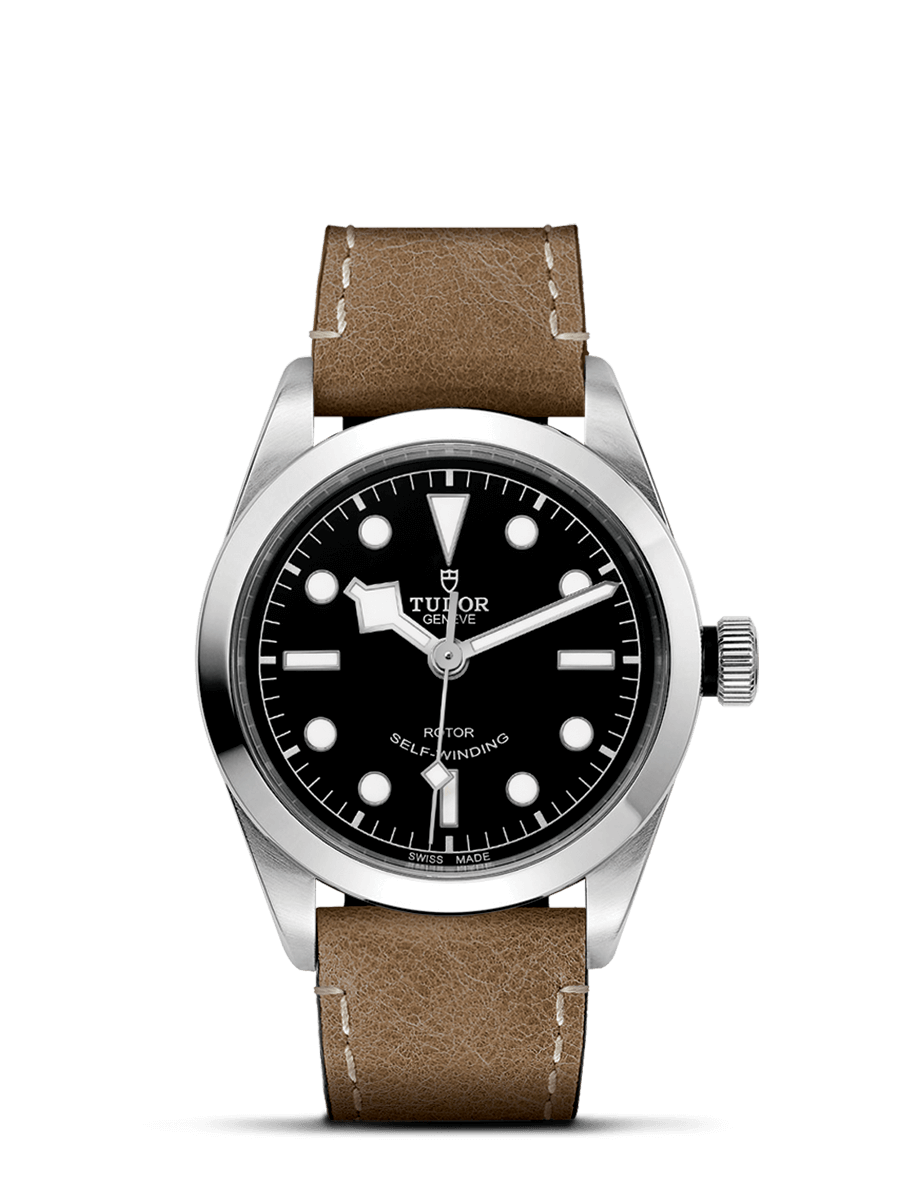 Tudor 79500-0008 : Heritage Black Bay 36 Stainless Steel / Black / Strap