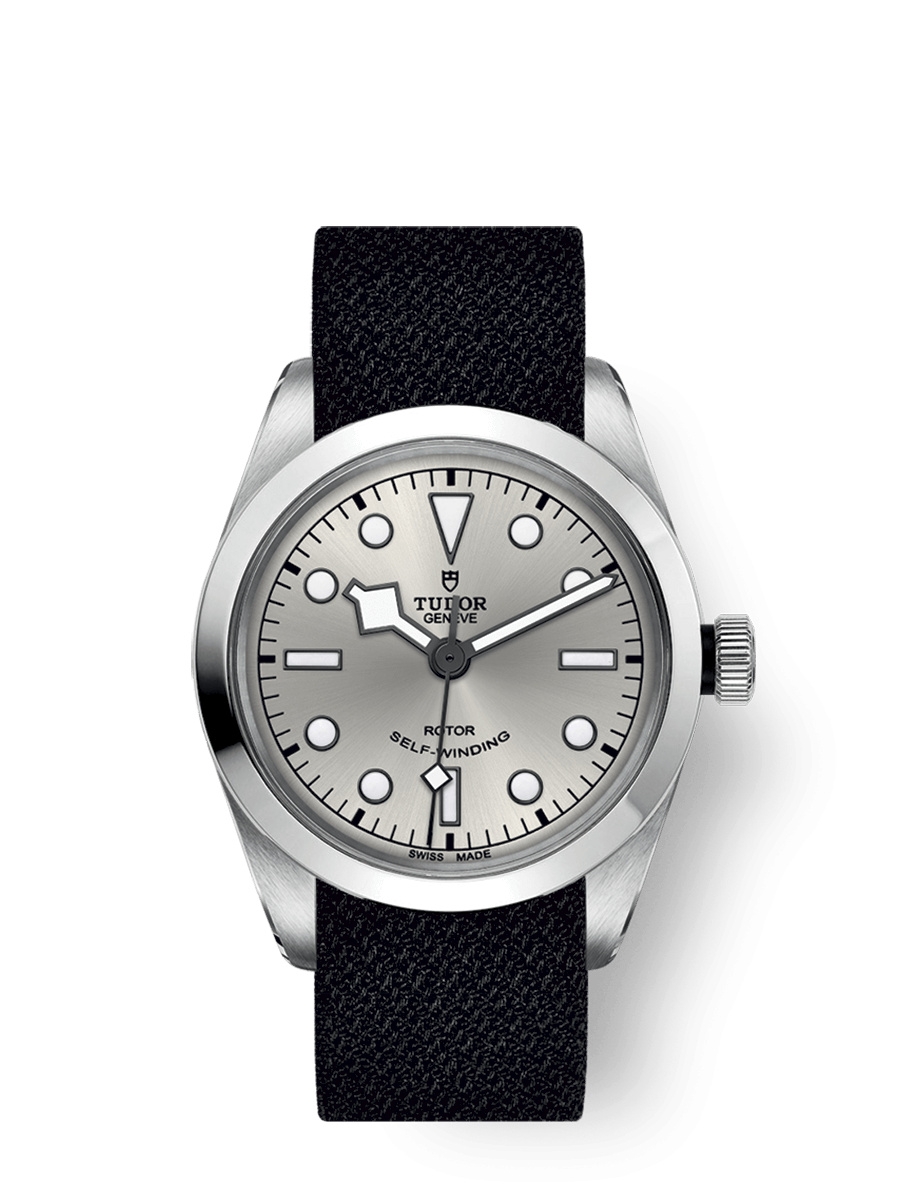 Tudor 79500-0014 : Heritage Black Bay 36 Stainless Steel / Silver / Fabric