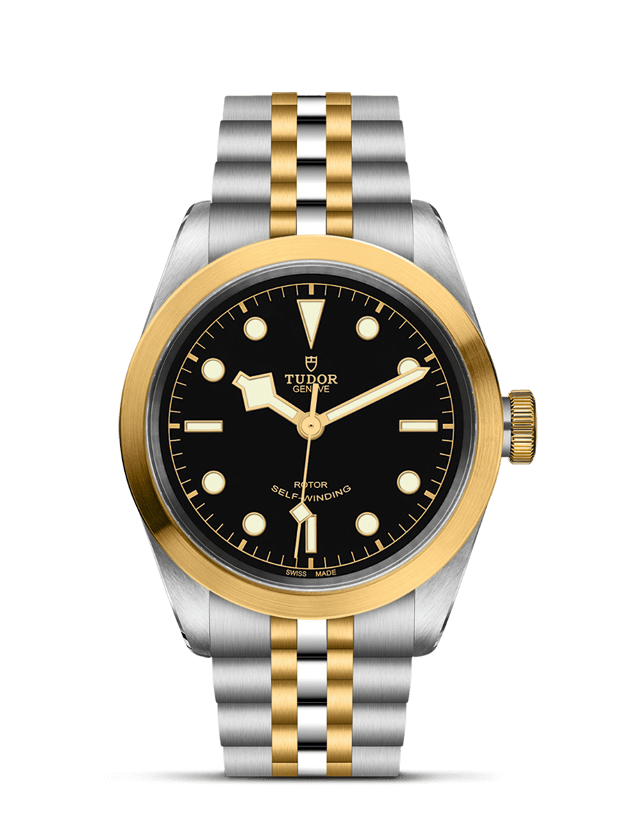 Tudor 79543-0001 : Heritage Black Bay 41 S&G / Black / Bracelet