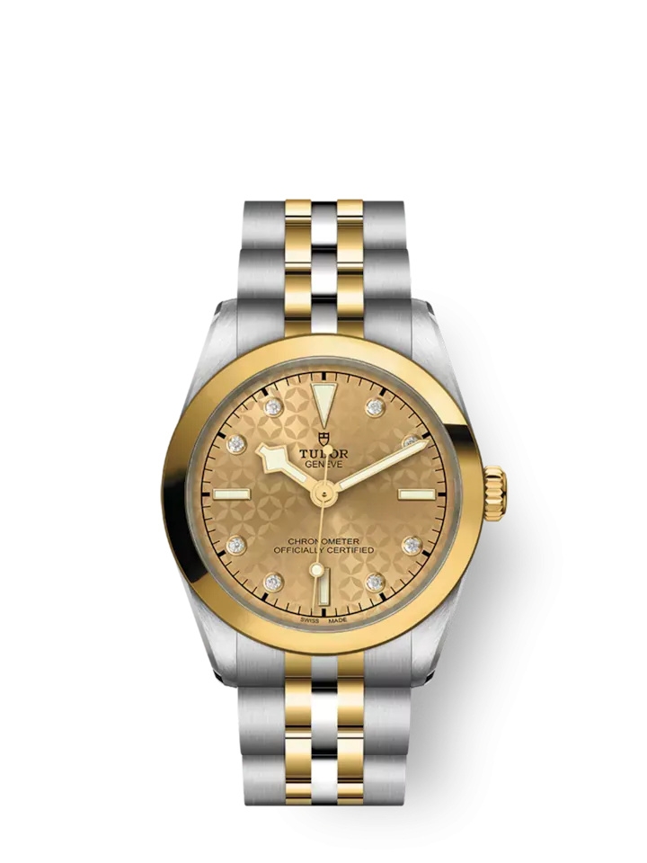 Tudor 79603-0004 : Black Bay 31 S&G / Champagne - Diamond / Bracelet