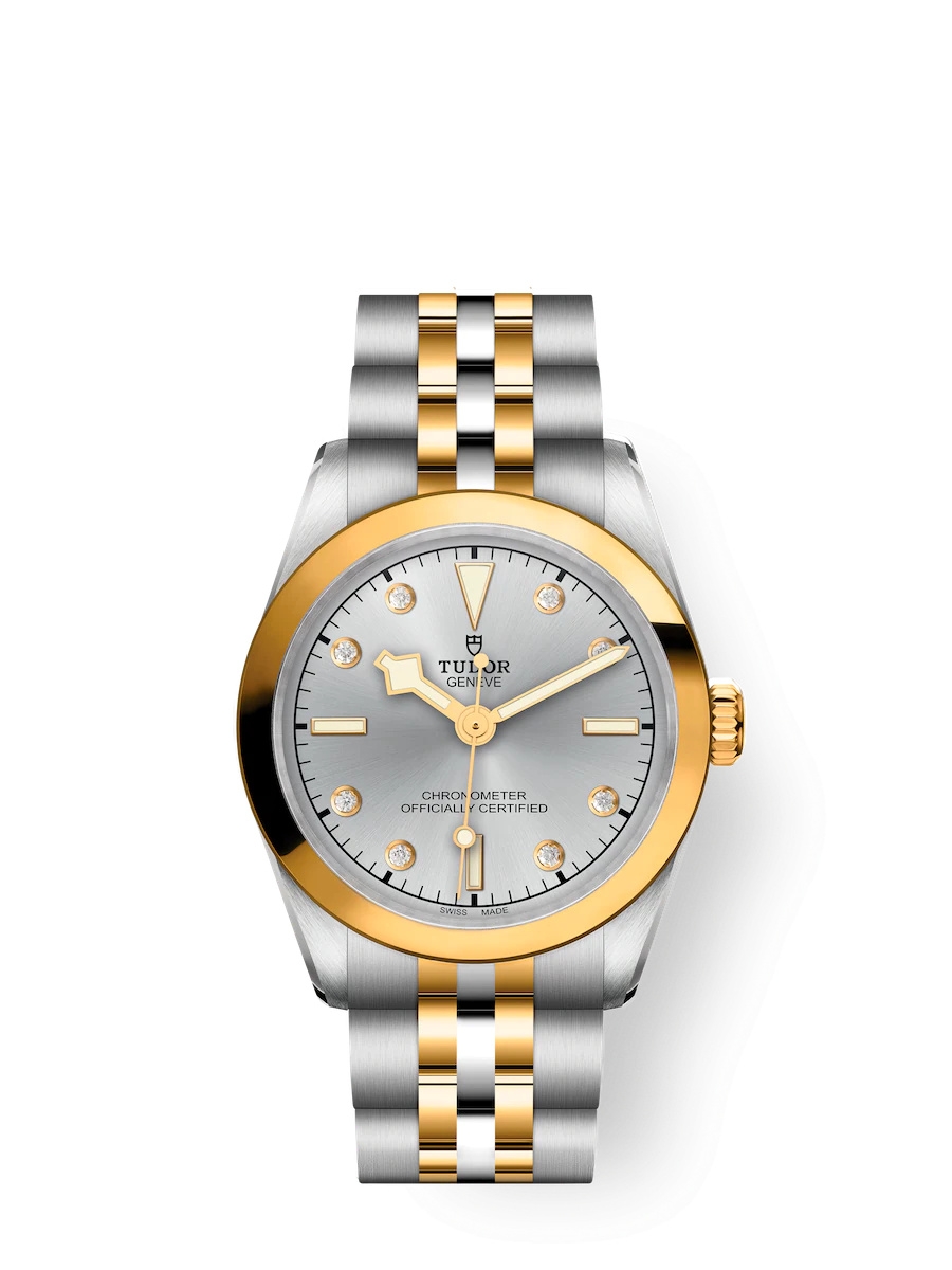 Tudor 79603-0007 : Black Bay 31 S&G / Silver - Diamond / Bracelet