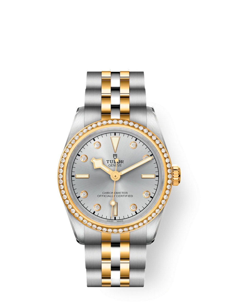Tudor 79613-0006 : Black Bay 31 S&G - Diamond / Silver - Diamond / Bracelet