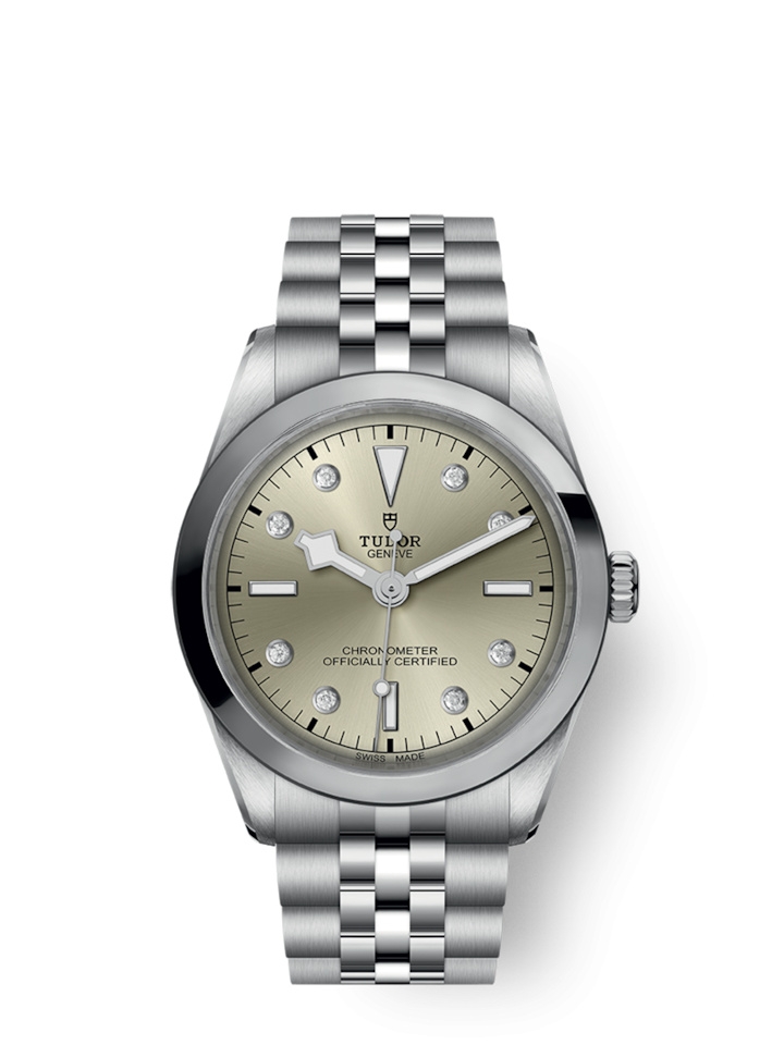 Tudor 79640-0006 : Black Bay 36 Stainless Steel / Champagne - Diamond / Bracelet